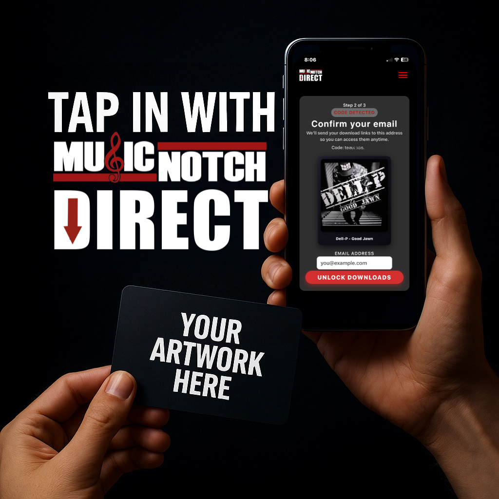 Musicnotch Direct NFC Download Card